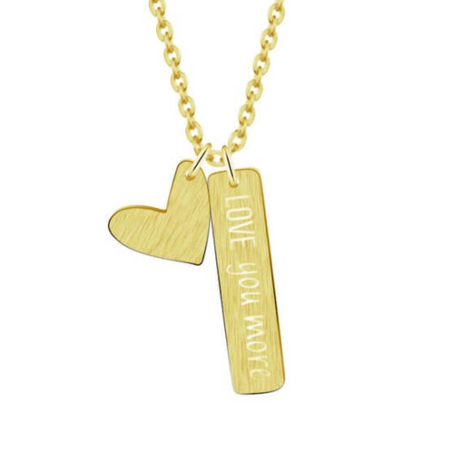 and Heart Tag necklace (1)