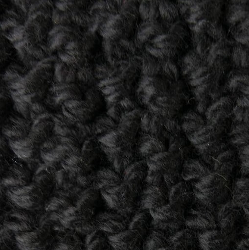 Black scarf detail