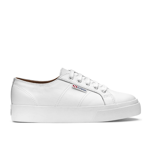 Superga 2730 Leather Sneaker White 