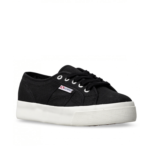 Superga 2730 Black Canvas Sneakers 1