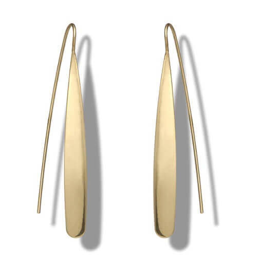 And The Store Paddle Earrings Gold