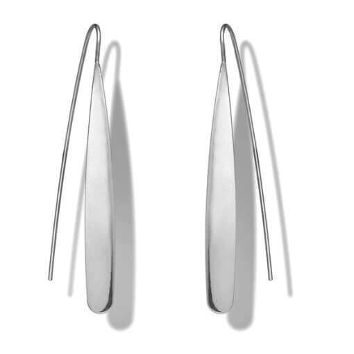 And The Store Paddle Earrings Silver