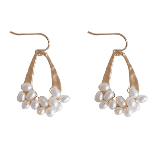 And The Store Pearl Terdrop Earrings1