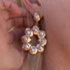 And The Store Pearl Flower Earrings