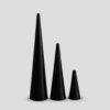 Candle Kiosk Cone Candle BLACK