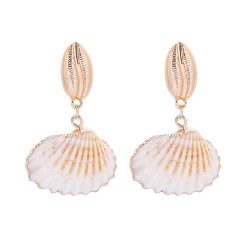 And The Store FLUVIAL Shell Earrings