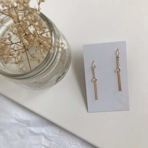 And The Store BAR DROP Earrings