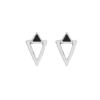 Triangle Onyx Earrings v.ii