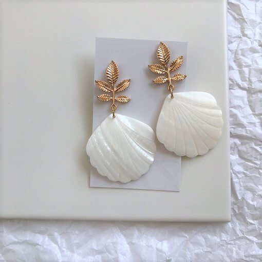 Shell Vine Earrings