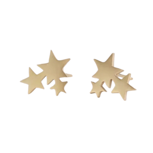 Gold Star Studs