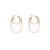 Gold Pearl statement Earrings