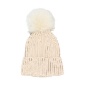 Bisque Ribbed Knit Beanie