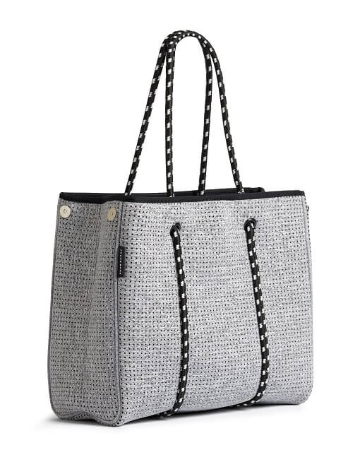 Perforated Neoprene Grey Bag
