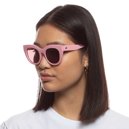 Le Specs Air Heart Candy Pink Sunglasses