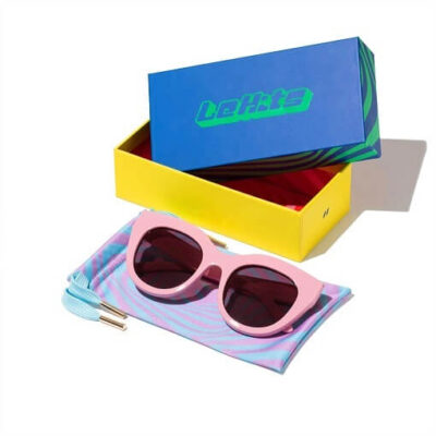 Le Specs Air Heart Candy Pink Sunglasses