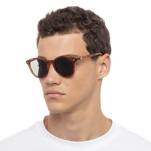 Le Specs Bandwagon Vintage Tort Sunglasses