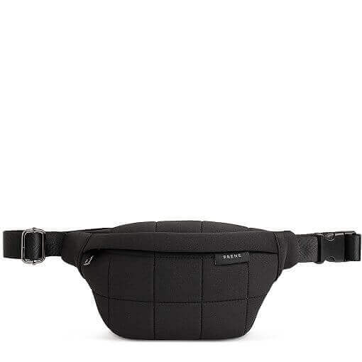 Prene Petra Black Neoprene Bum Waist Bag